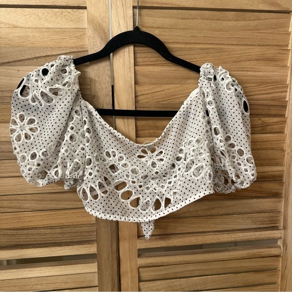 For love Lemons Cookies N Cream Tie Front Top - Picture 8 of 8